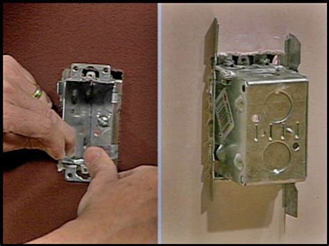 how to install electrical boxes before drywall|install outlet box without stud.